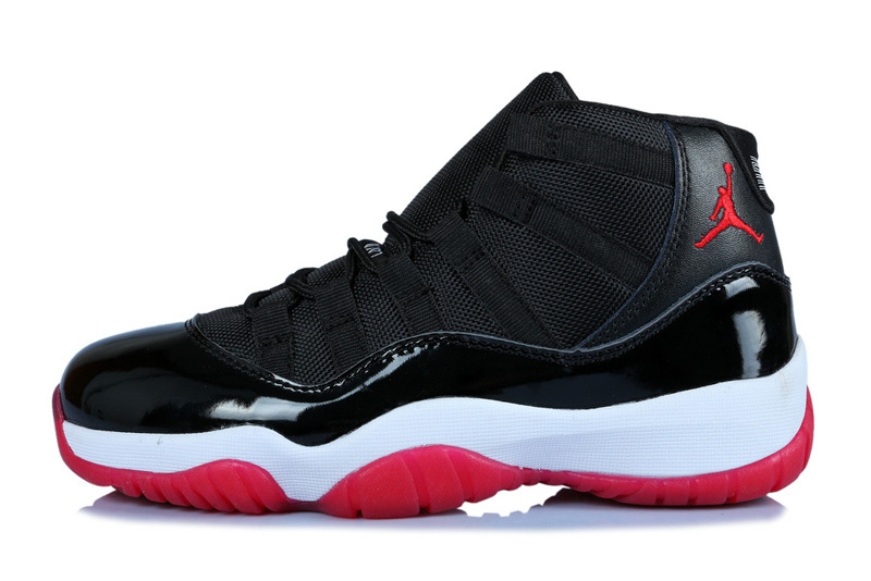 Air Jordan 11 Women Shoes Black/Blue/Red Online